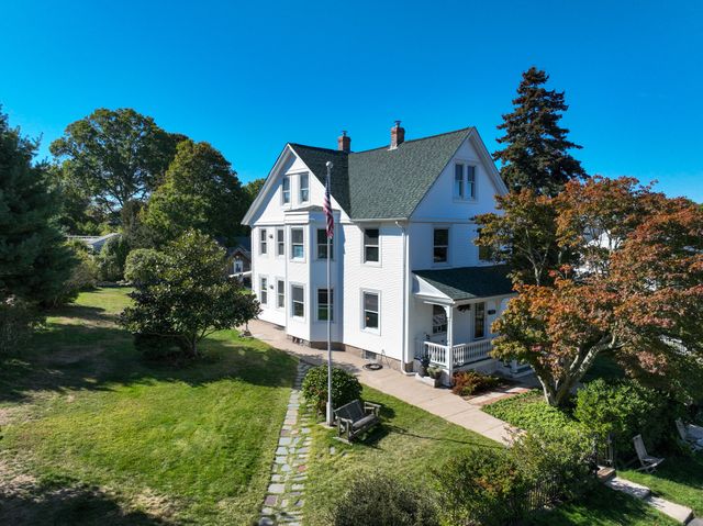 a house view with a garden space