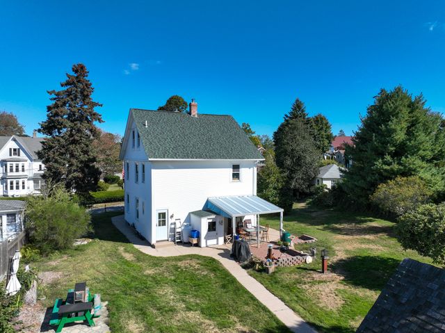 a house with a big yard