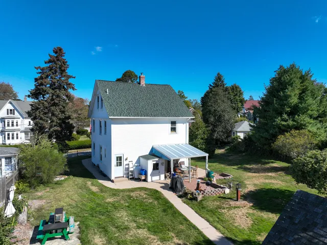 a house with a big yard