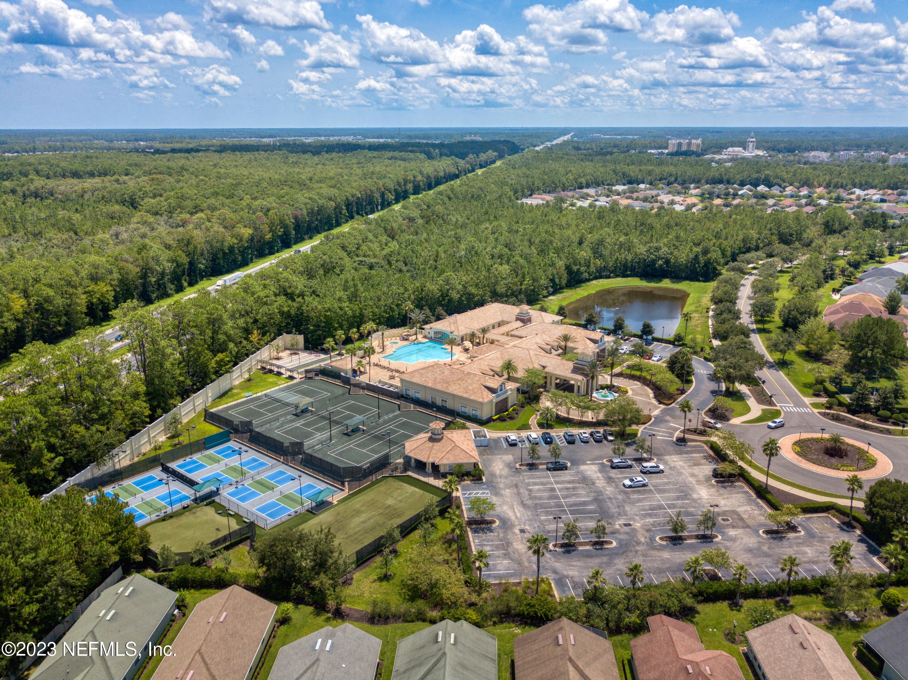 1516 Valhalla Way St. Augustine, FL 32092 - Photo 29 of 46 an aerial view of a house with a big yard