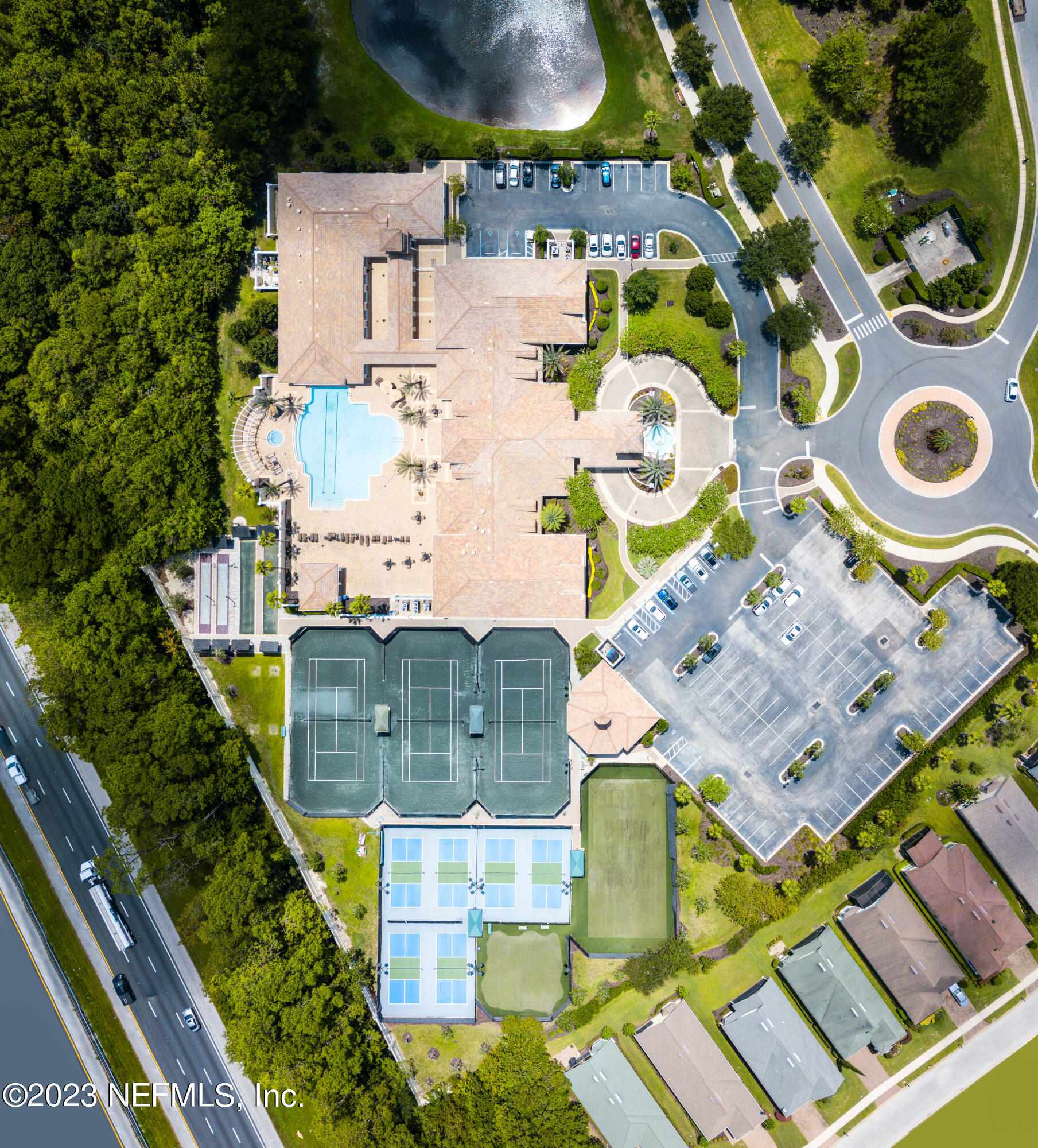 1516 Valhalla Way St. Augustine, FL 32092 - Photo 30 of 46 an aerial view of residential house with outdoor space and parking