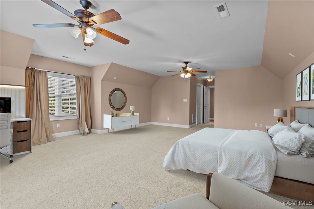 14337 Riverdowns S Drive Midlothian, VA 23113 - Photo 34 of 44 a bed room with a bed and a chandelier