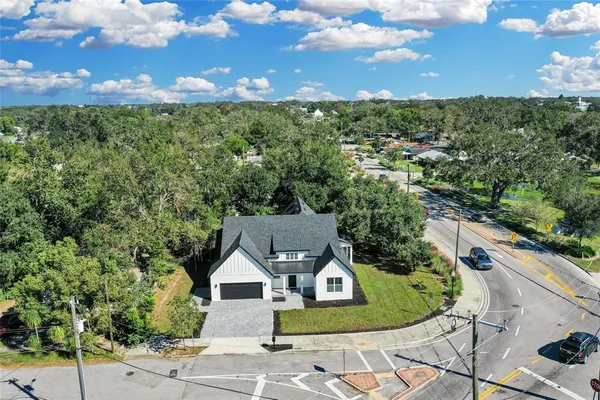 a view of a city from a balcony