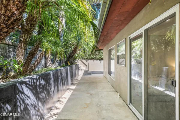 a view of a corridor