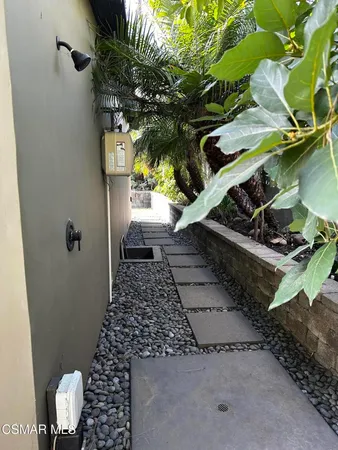 a view of small yard