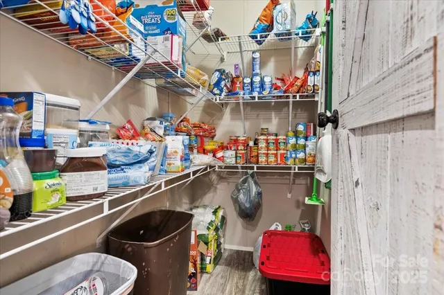 a room with lots of fruit and vegetables