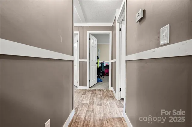 wooden floor in a gallery