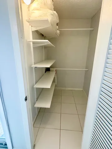 a walk in closet