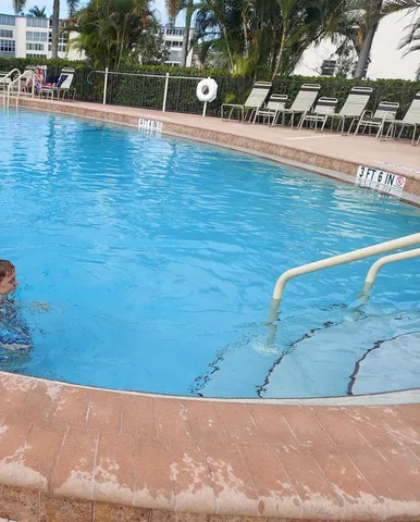 a view of a swimming pool