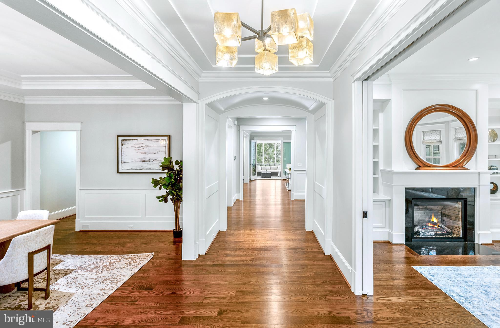 7221 Ridgewood Terrace Chevy Chase, MD 20815 - Photo 2 of 76 An inviting foyer with elegant detailing