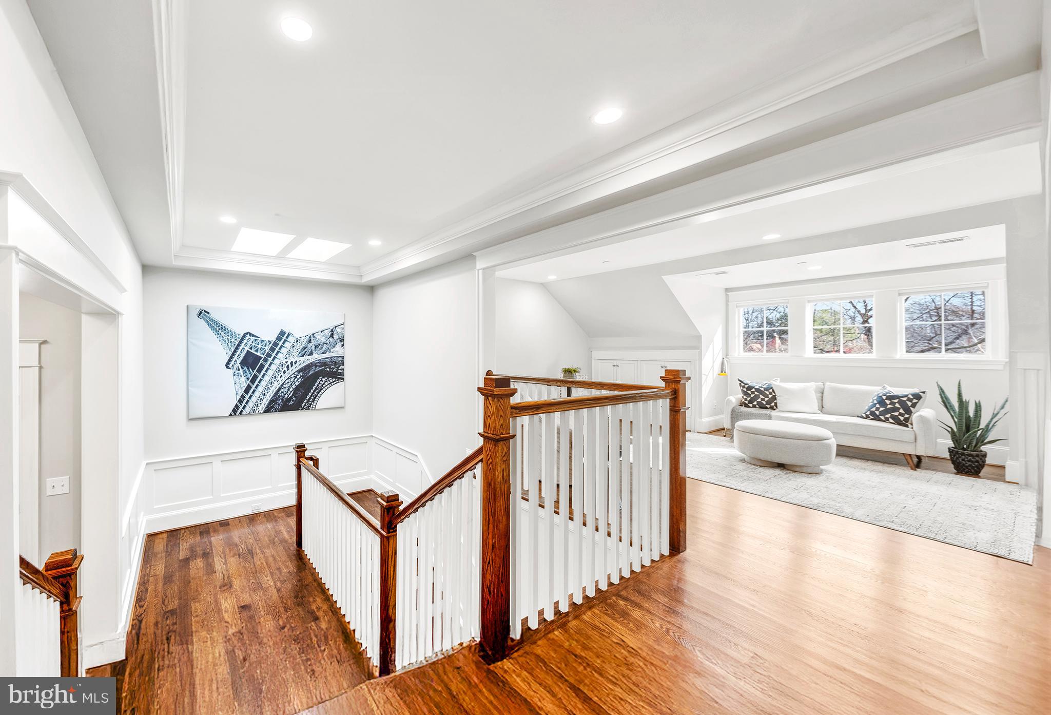 7221 Ridgewood Terrace Chevy Chase, MD 20815 - Photo 35 of 76 Rear Staircase to Upper Level Bonus Room