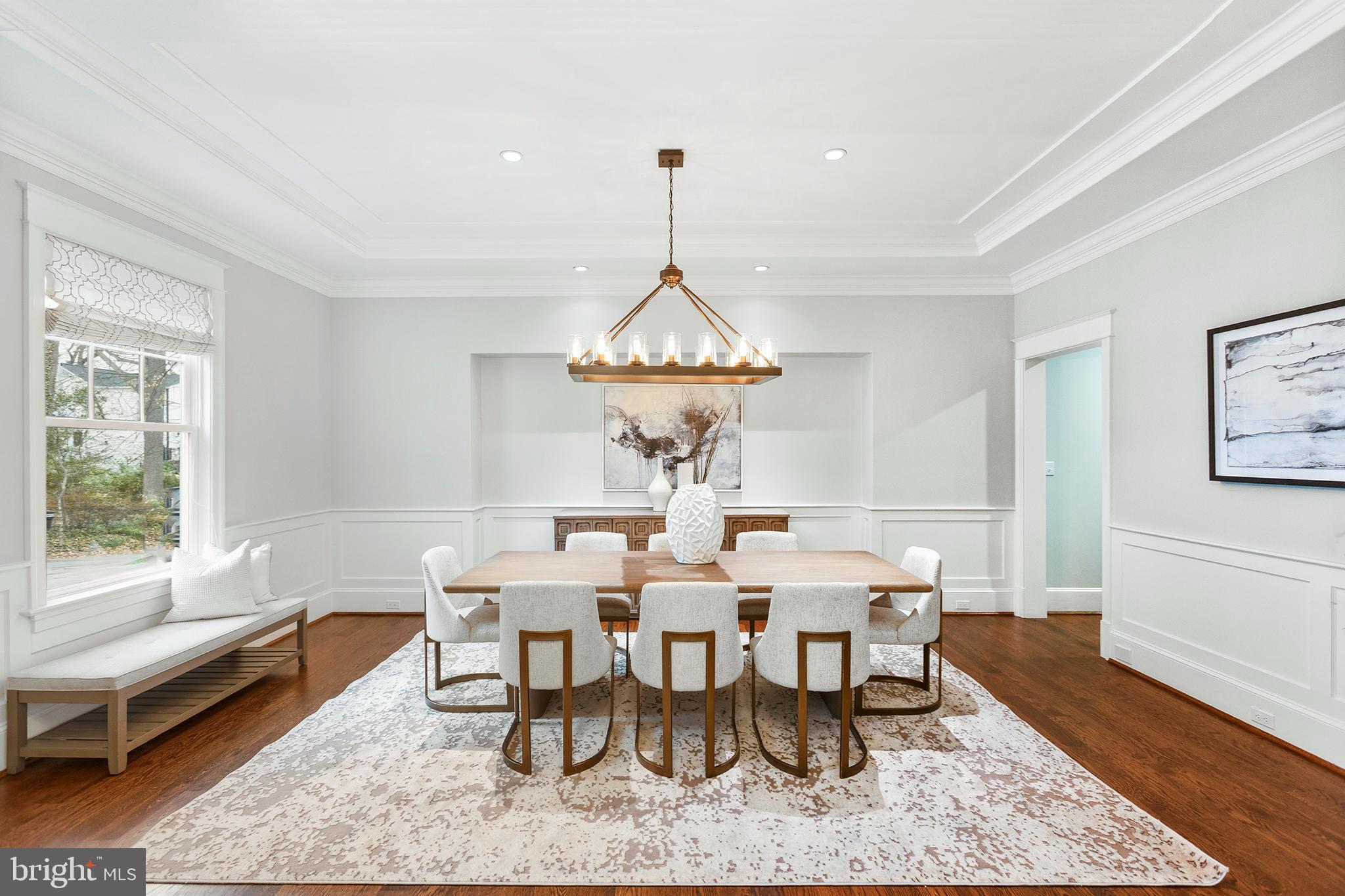 7221 Ridgewood Terrace Chevy Chase, MD 20815 - Photo 5 of 76 Formal Dining Room; seating for 12!