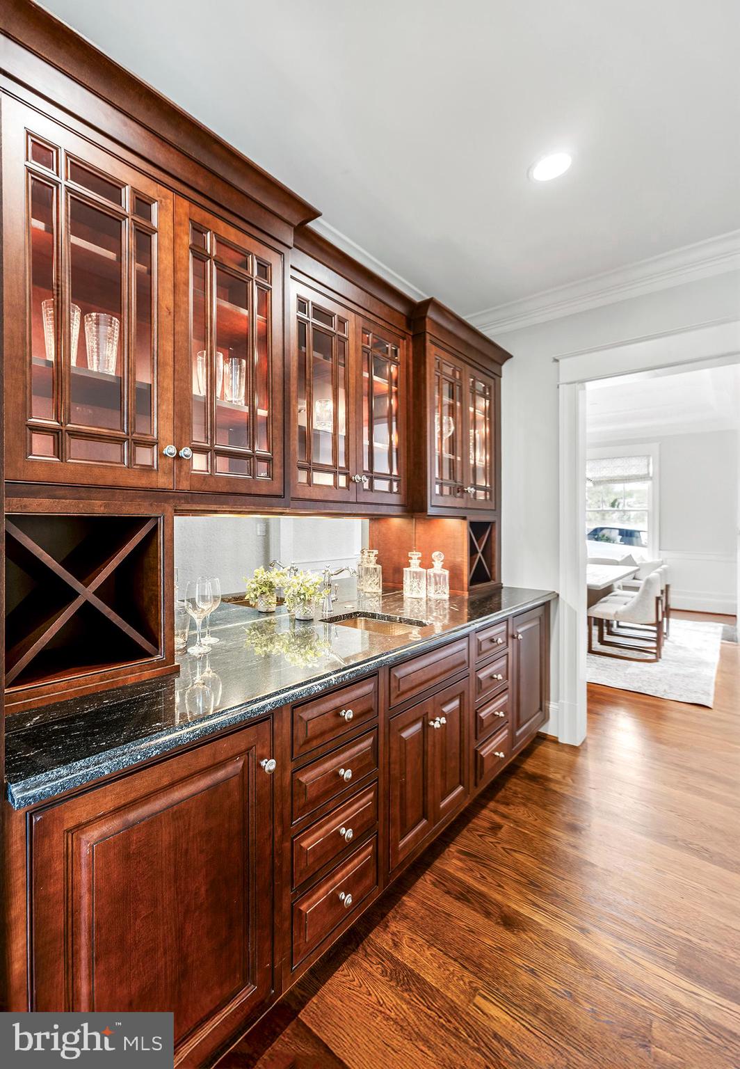7221 Ridgewood Terrace Chevy Chase, MD 20815 - Photo 8 of 76 Butler's Pantry w/a 30" column Thermador fridge