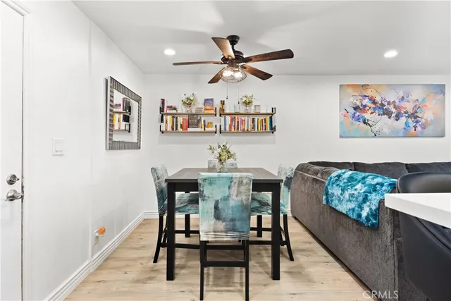 a view of a livingroom with furniture and a couch