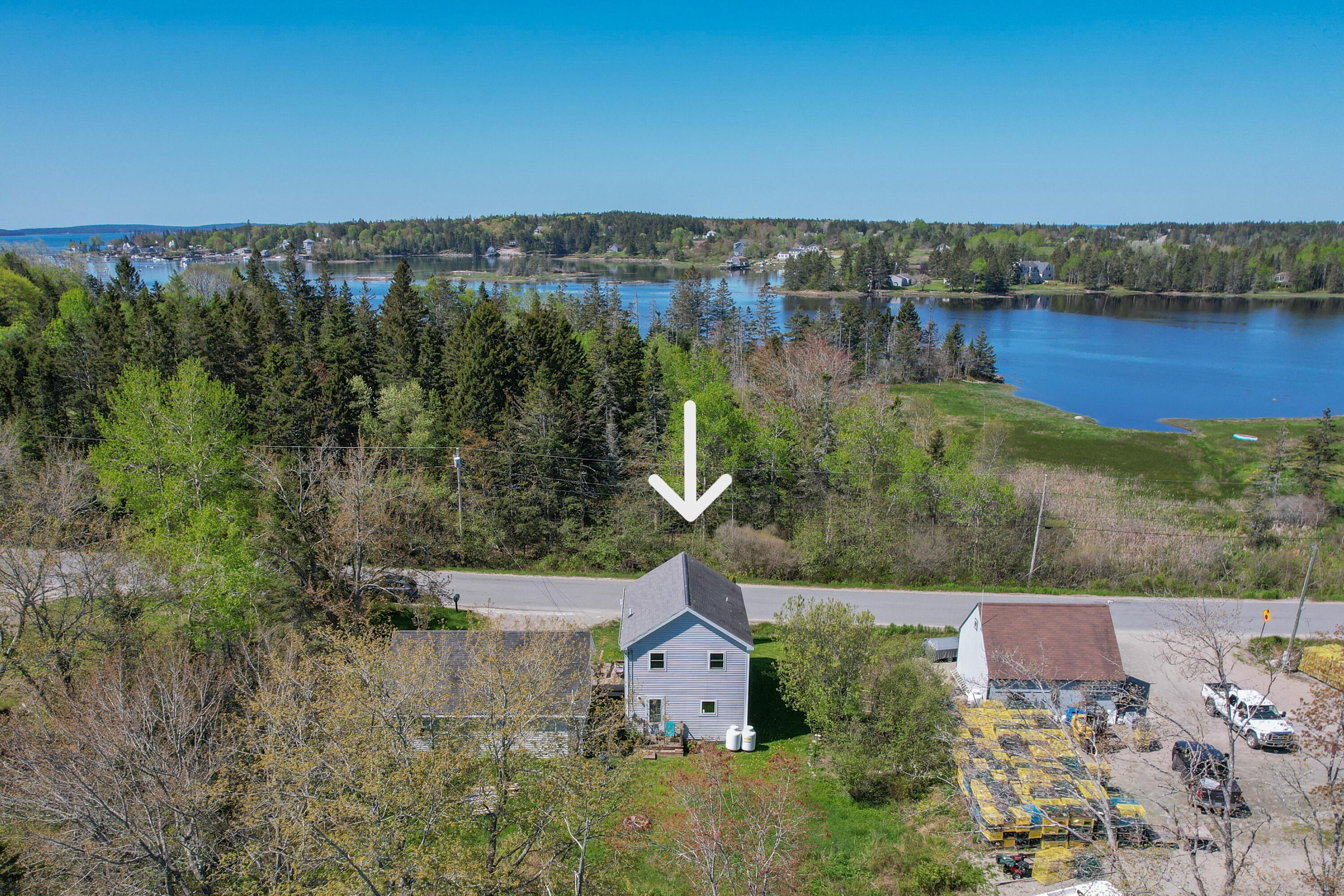 26 Flat Iron Road Bass Harbor, ME 04653 - Photo 2 of 54 house with arrow