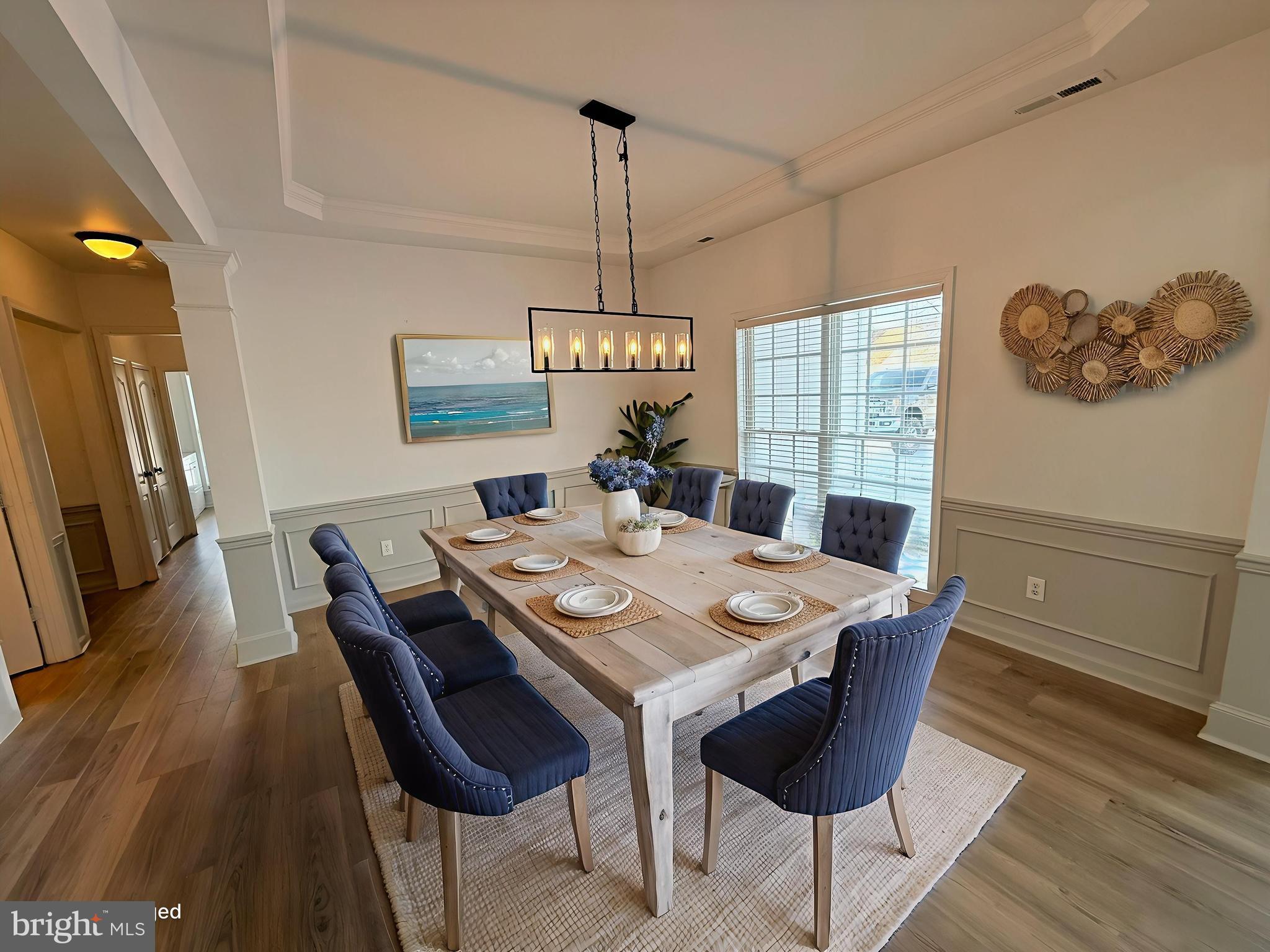 29679 Janets Way Easton, MD 21601 - Photo 5 of 23 a view of a dining room with furniture window and wooden floor
