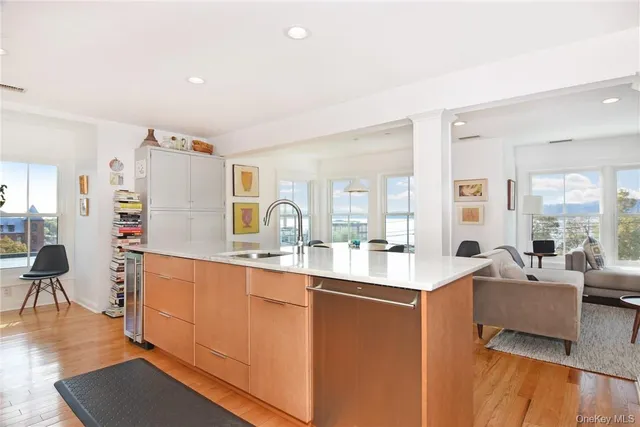 a very nice looking room with a large window