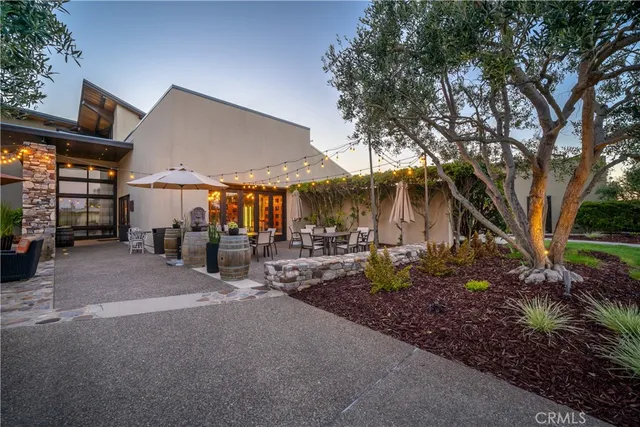 a view of a yard with plants