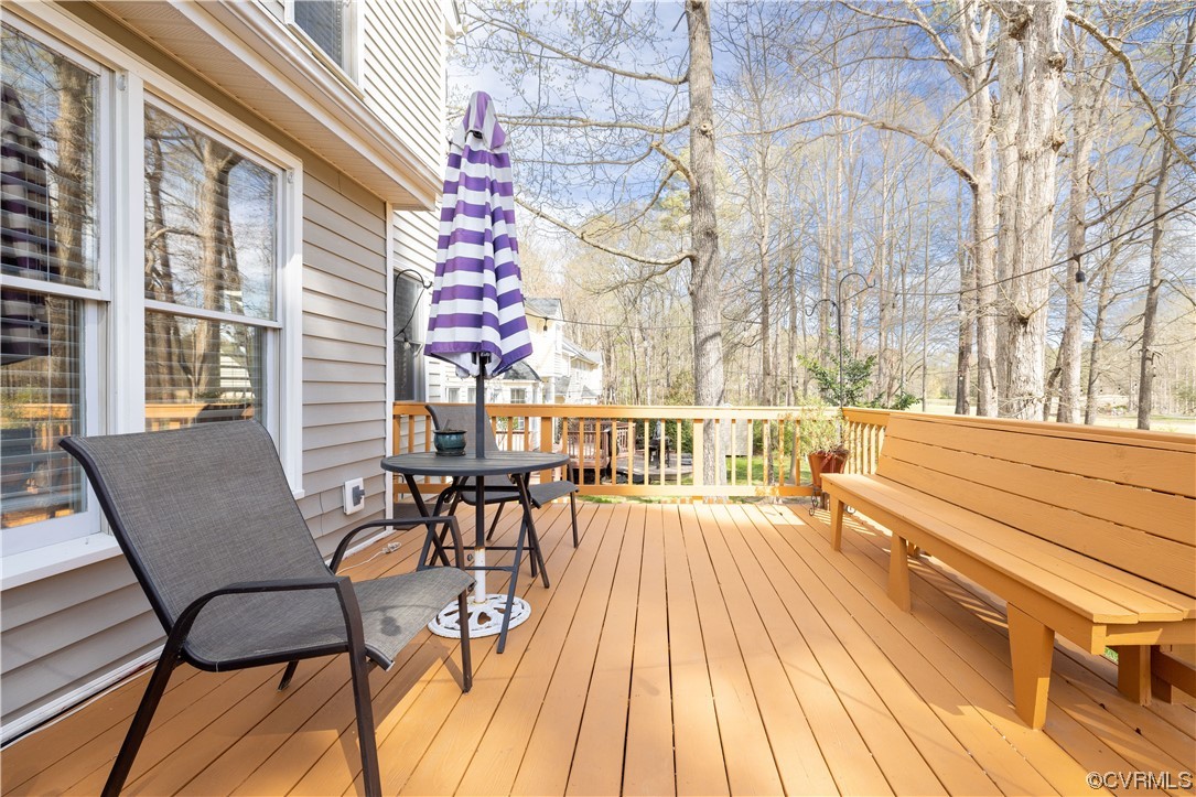 13900 Sagebrook Road Midlothian, VA 23112 - Photo 34 of 44 a view of a chairs on the deck