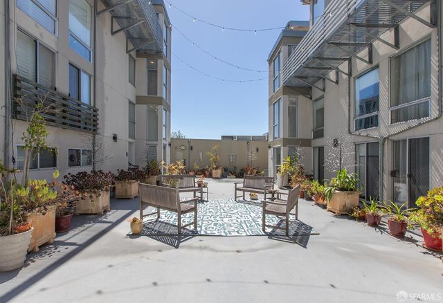 a car parked in front of a building