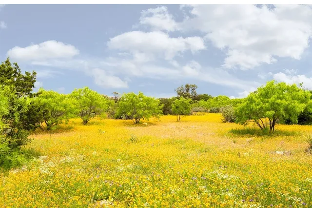 a view of an outdoor space and mountain view