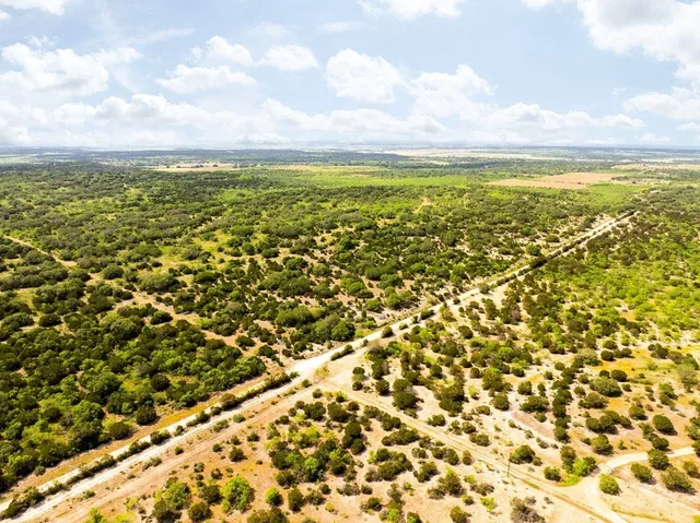 a view of an aerial view of residential houses with outdoor space and trees
