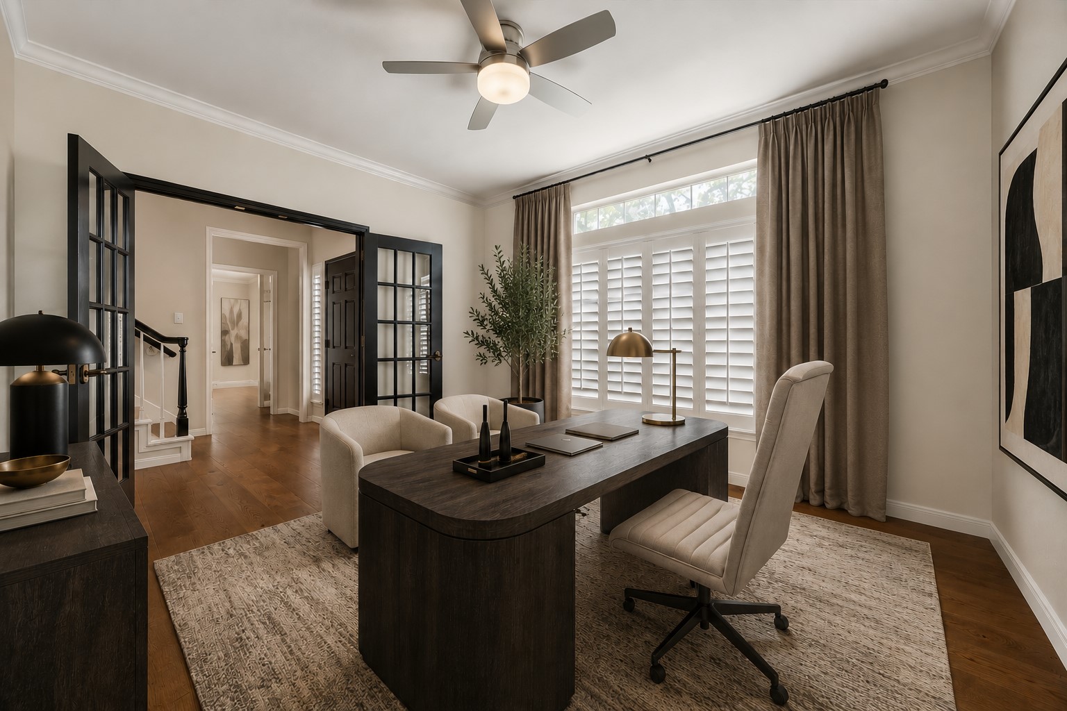 816 Anderson Street Bellaire, TX 77401 - Photo 4 of 45 Virtually Staged Study