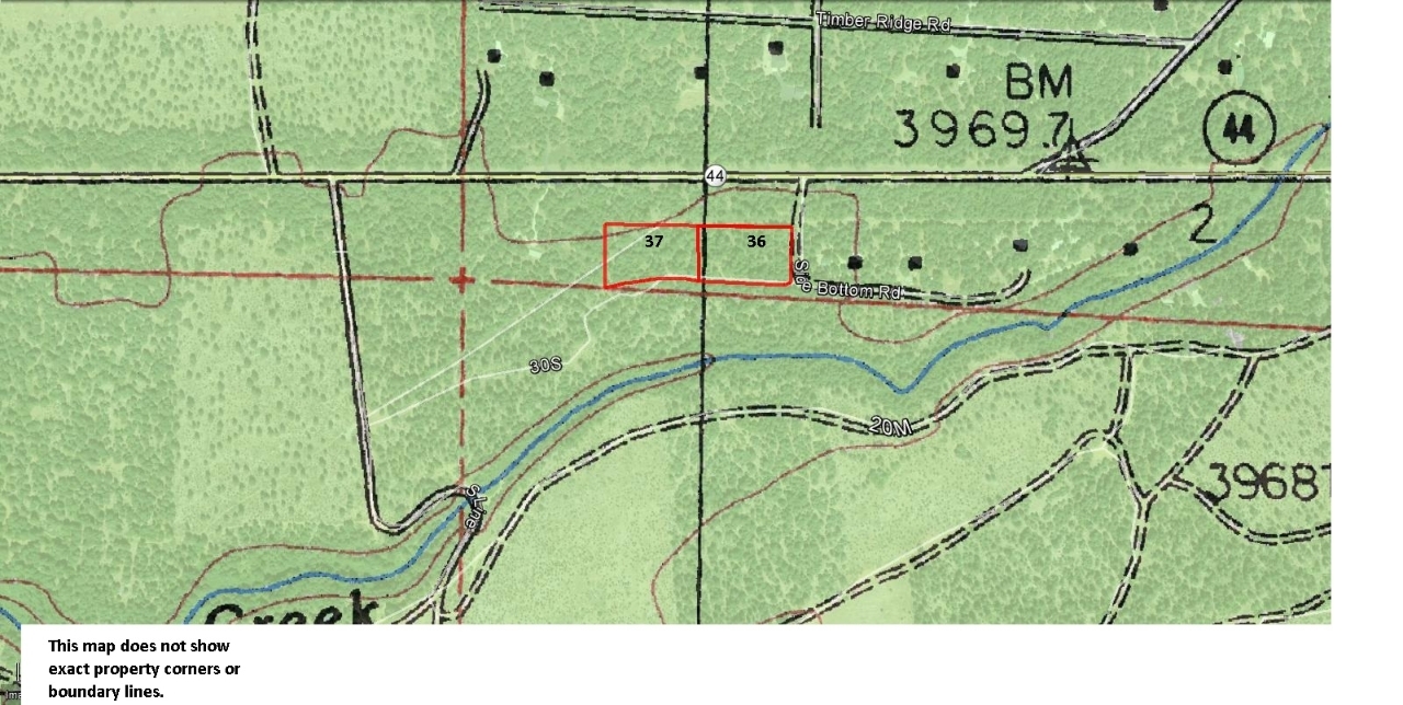 Lot 36 Side Bottom Road Shingletown, CA 96088 - Photo 3 of 16 topo