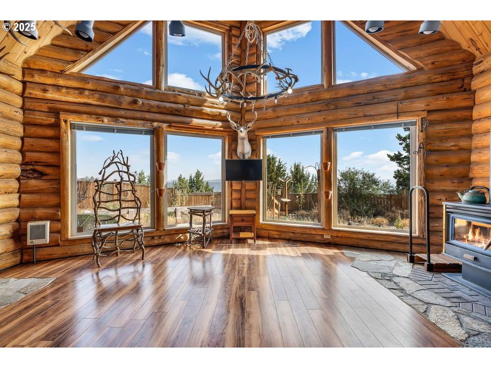14515 Southwest Maverick Road Terrebonne, OR 97760 - Photo 34 of 39 a view of outdoor space with wooden floor and windows