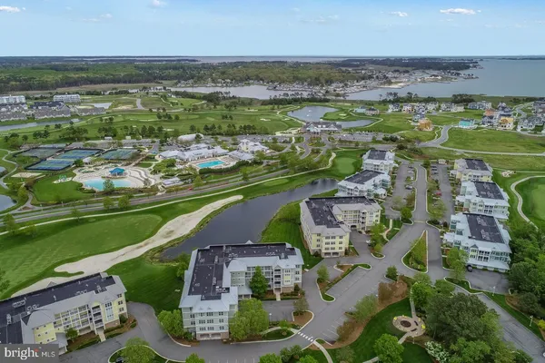 an aerial view of a city with lots of residential buildings