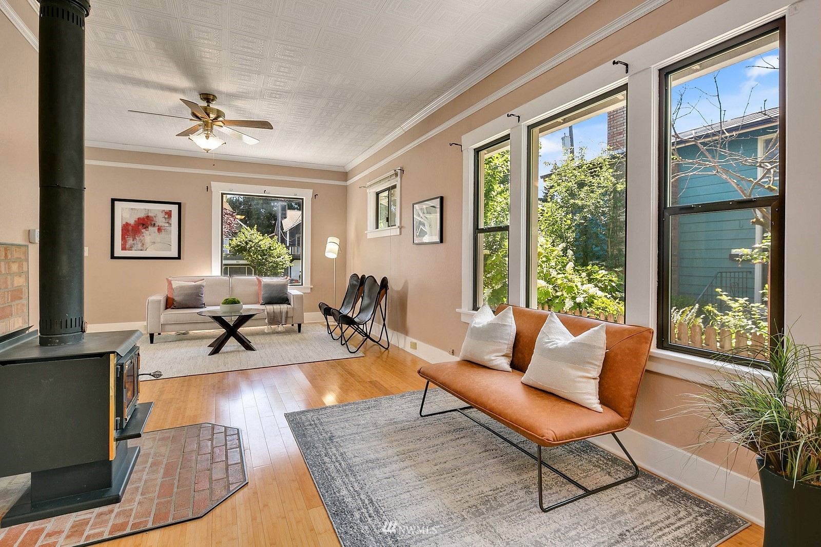 738 North 87th Street Seattle, WA 98103 - Photo 6 of 16 a living room with furniture and a large window