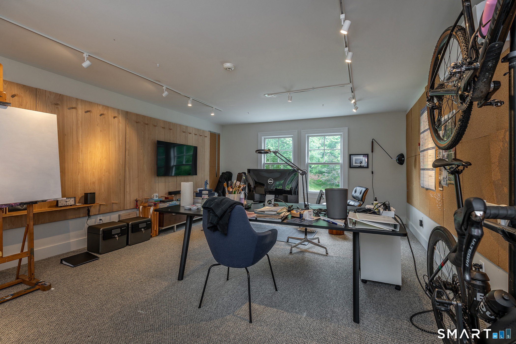 176 Apple Lane Roxbury, CT 06783 - Photo 27 of 32 Finished office or studio with interior stair access above the garage