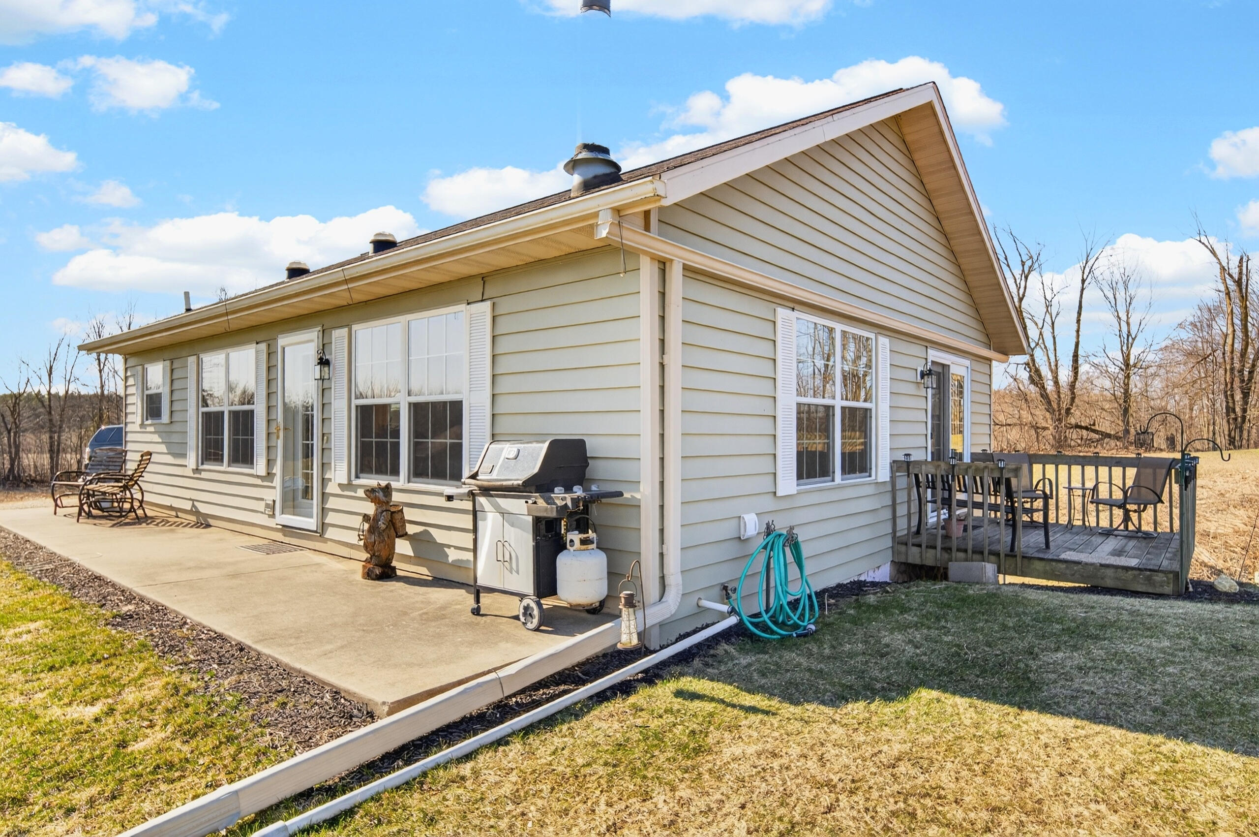 N3556 Slatts Road Mitchell, WI 53011 - Photo 14 of 28 Deck off Bedroom 2
