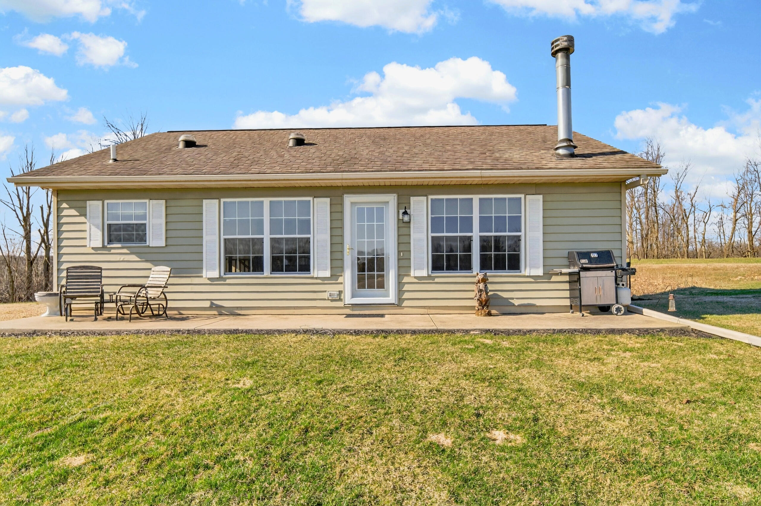 N3556 Slatts Road Mitchell, WI 53011 - Photo 21 of 28 Large Patio On Front of Home