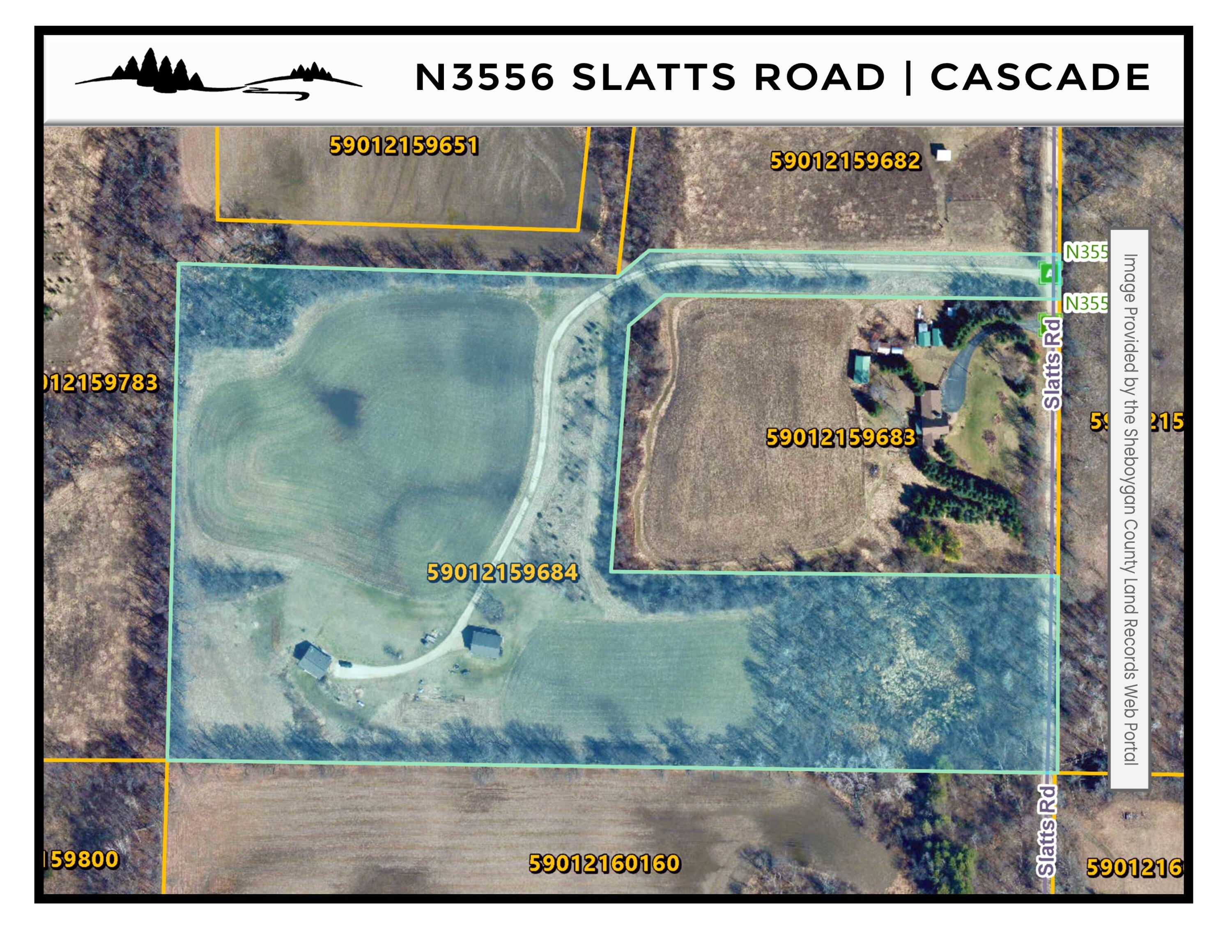 N3556 Slatts Road Mitchell, WI 53011 - Photo 27 of 28 Parcel Map