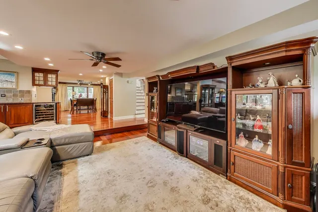 a bathroom with a sink double vanity and a mirror