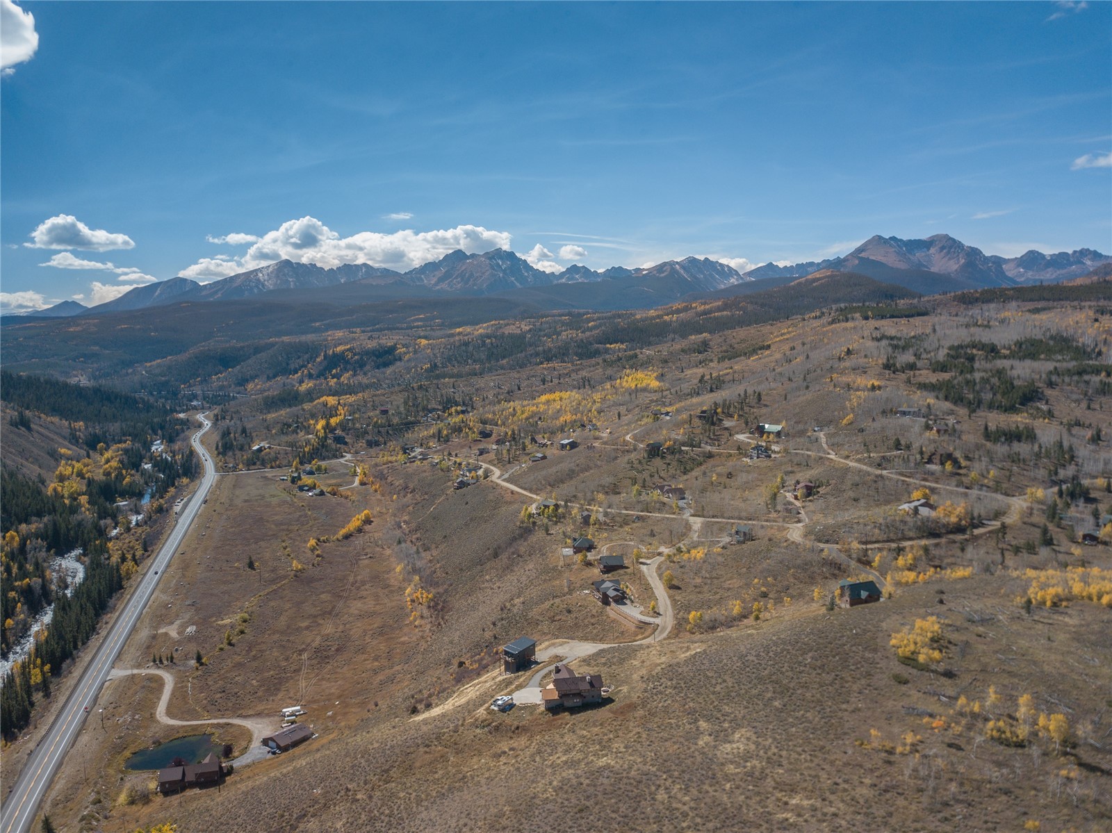 1157 Blue Ridge Road Silverthorne, CO 80498 - Photo 40 of 40 Aerial of Sierra Bosque Subdivision