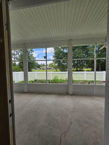 a view of a porch