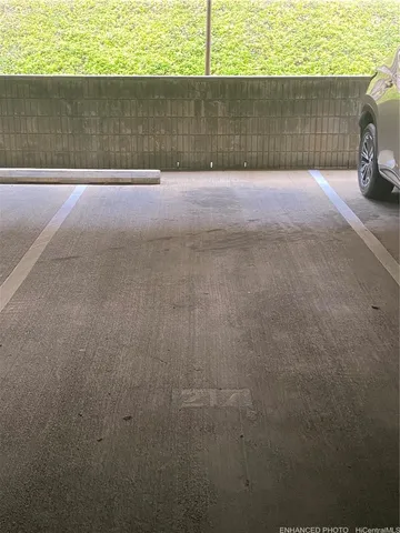 a view of parking area