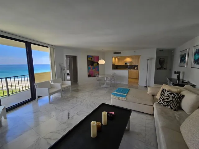 a view of lake and mountain