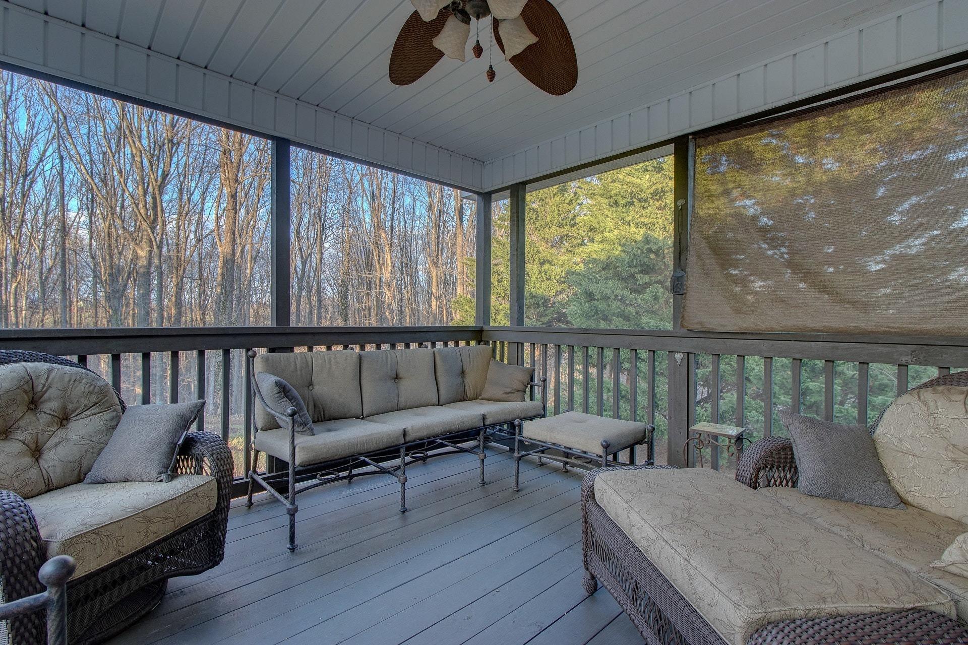 503 Bonbrook Road Wirtz, VA 24184 - Photo 22 of 41 Screened Porch