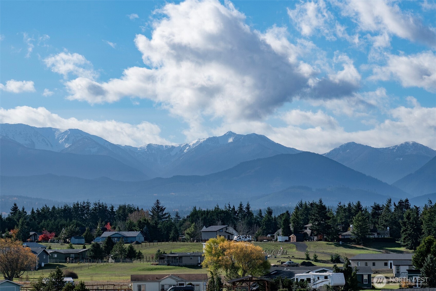 62 Hogback Road Sequim, WA 98382 - Photo 34 of 40 a view of city and mountain