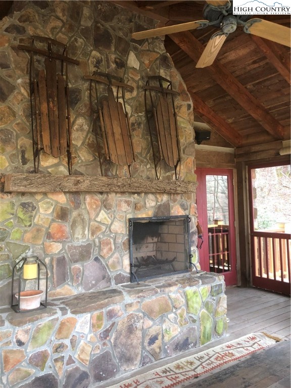 127-129 Rim Rock Gorge Road Blowing Rock, NC 28605 - Photo 5 of 15 a front view of a house with a yard