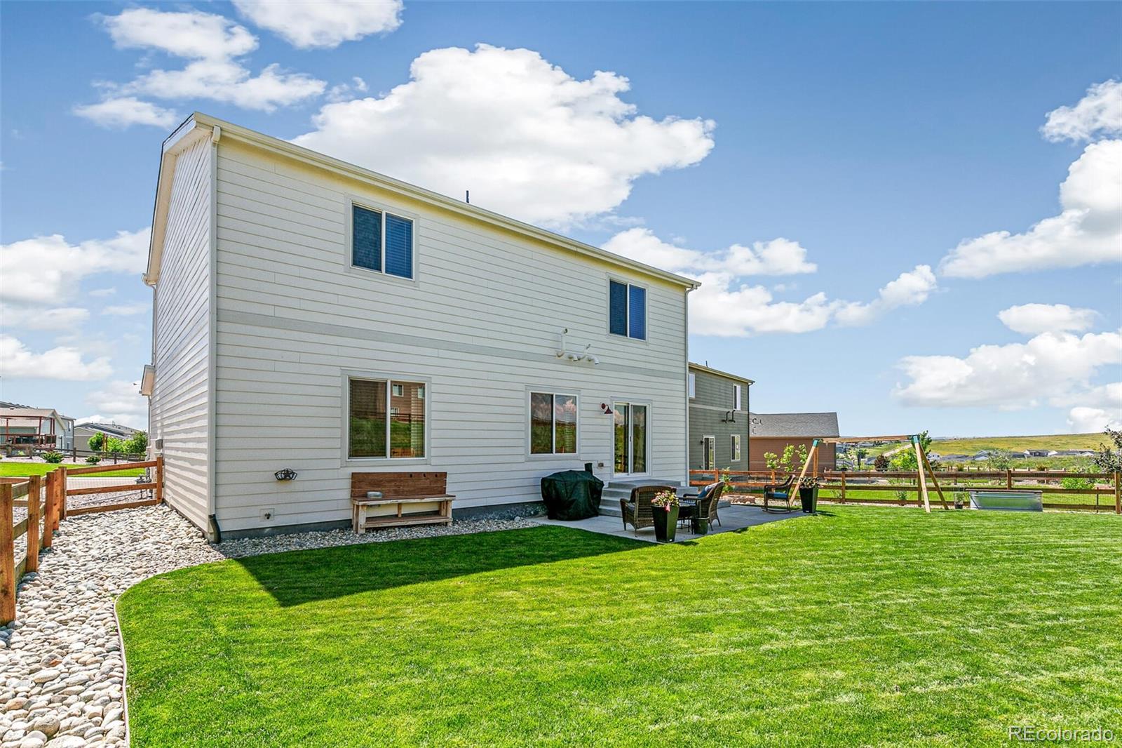 42891 Hawktree Circle Elizabeth, CO 80107 - Photo 35 of 39 a view of a house with backyard