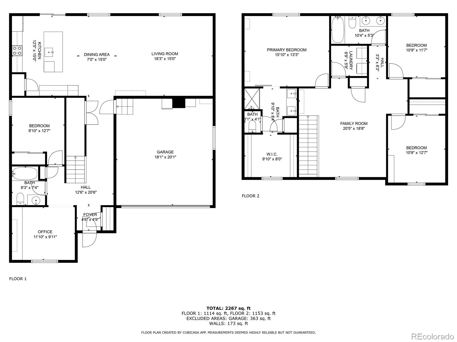 42891 Hawktree Circle Elizabeth, CO 80107 - Photo 37 of 39 a picture of a floor plan
