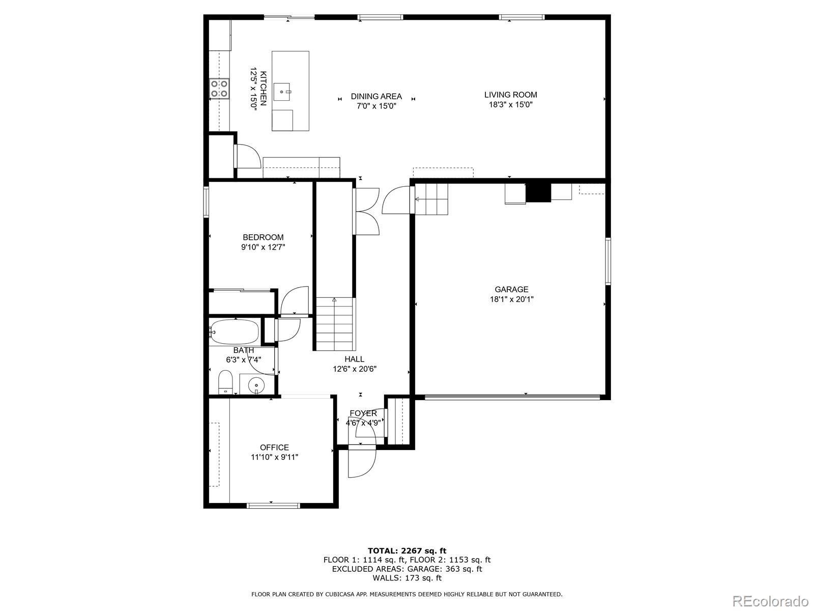 42891 Hawktree Circle Elizabeth, CO 80107 - Photo 39 of 39 a picture of a wall with a white wall and a painting