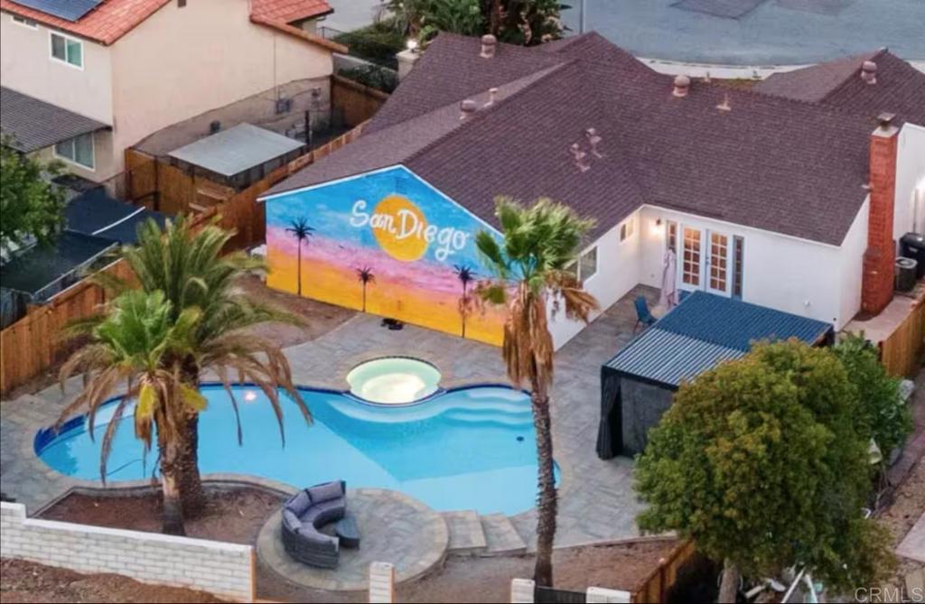 409 Pesca Court Spring Valley, CA 91977 - Photo 19 of 28 an aerial view of a house swimming pool and outdoor space