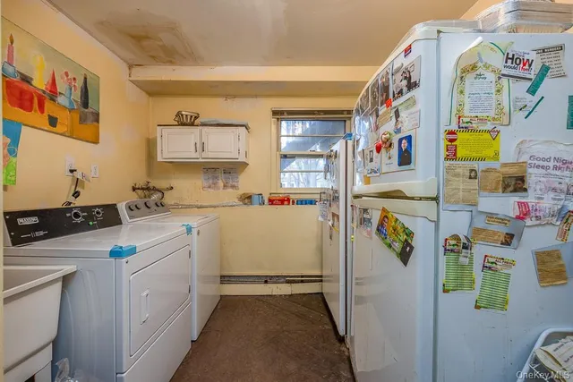 a room with storage and utility