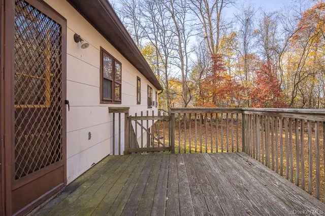 a view of a house with wooden floor