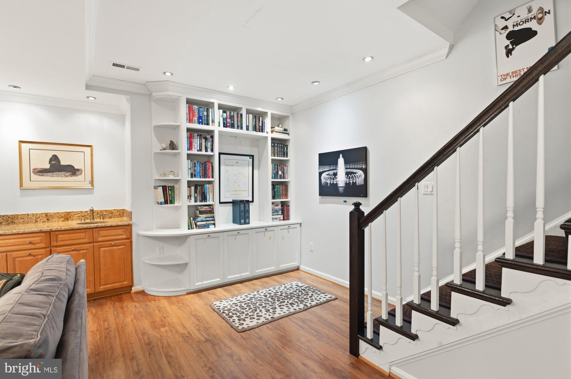 7264 Evans Mill Road McLean, VA 22101 - Photo 16 of 33 Lower level built-ins